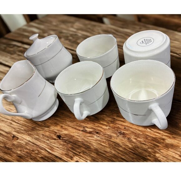 Vtg Sears Simply Christmas 7pc Coffee/Tea Set - Picture 6 of 7